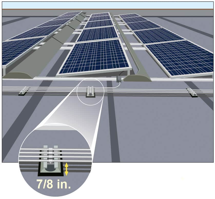 Conduit and Cables Exposed to Sunlight on Rooftops