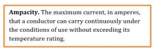 Ampacity
