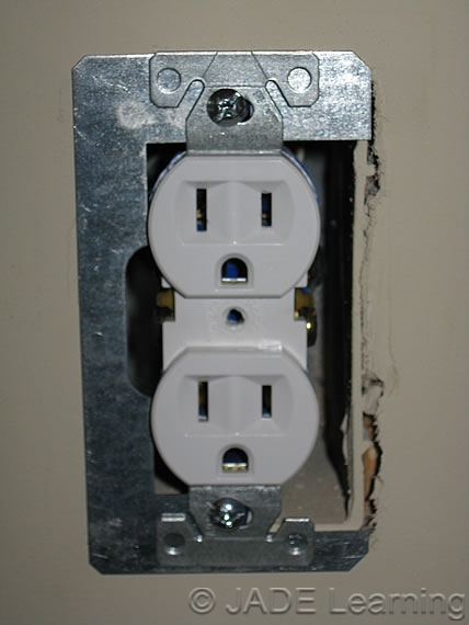 406.5(A) Receptacle Mounting in Boxes that Are Set Back.