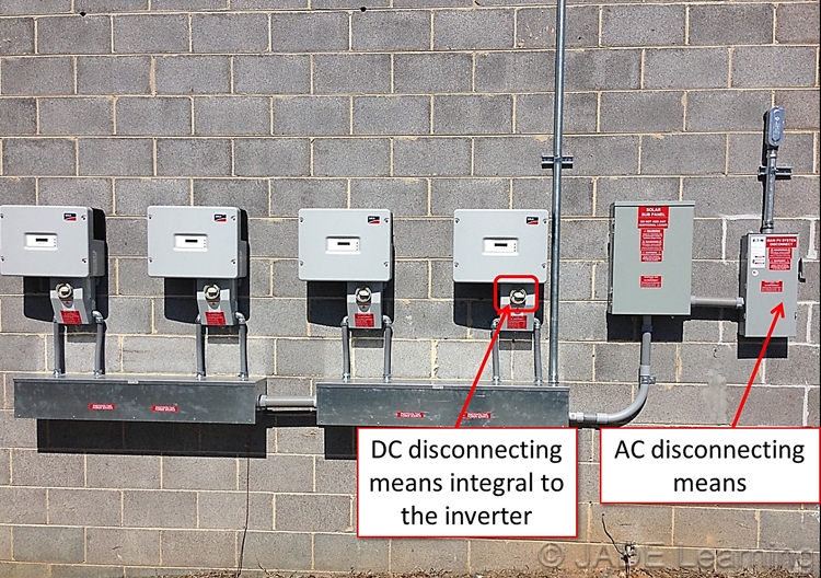 690.15 Disconnection of Photovoltaic Equipment.