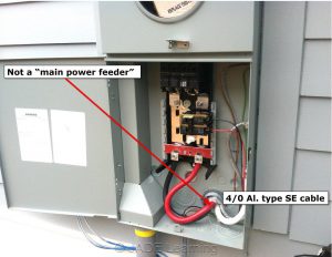 Image 4: Notice the two-pole 30-amp breaker just under the ... gfci wiring schematics 